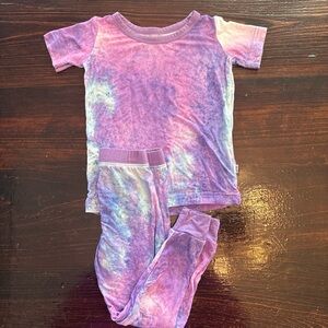 Little Sleepies Purple watercolor